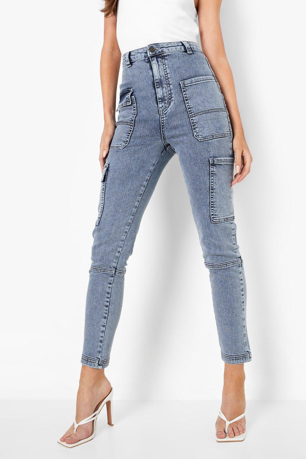 Skinny combat best sale jeans womens